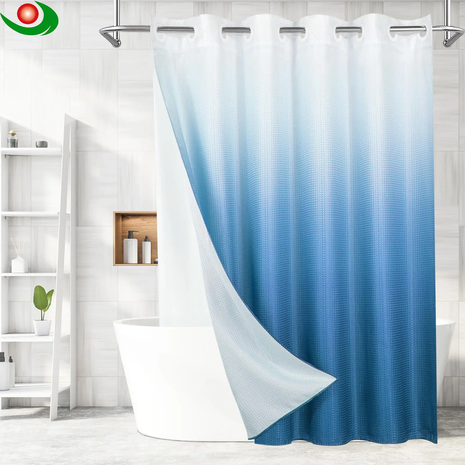 Waffle Weave Shower Curtain – European Custom Wholesale