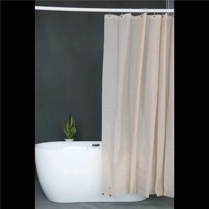 Plastic Shower Curtain Liner,  Blush Pink   Shower Liner Lightweight PEVA Shower Curtains for Bathroom, Waterproof Shower Liner with Magnets and Rustproof Grommet